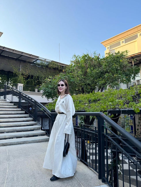 Women Casual Shirts With Long Skirts